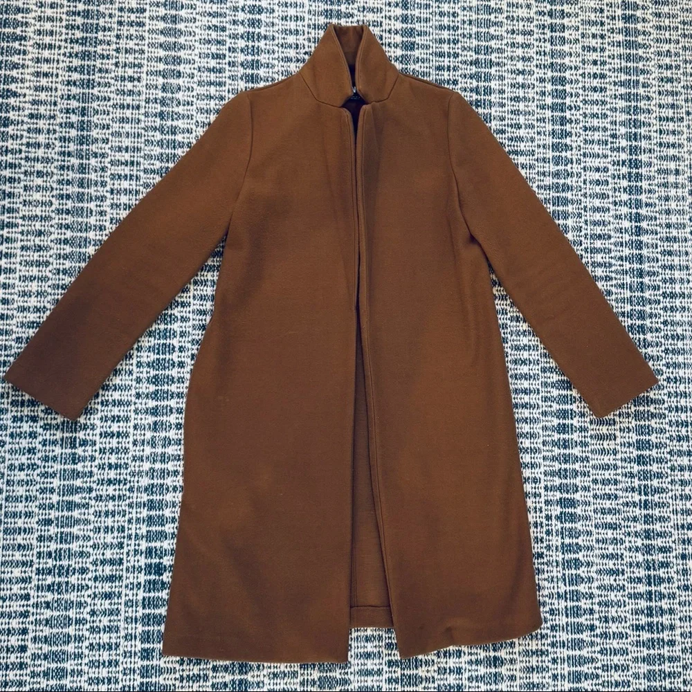 Zara Open Front Coat Sz Sm - Picture 2 of 6